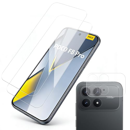 Sotarino Xiaomi POCO F8 Pro �p �K���X�t�B���� (2��) +�J�����t�B����(1��) �����z�� �C�A�h�~ �ȒP�\��t�� �d�x9H �ϏՌ� �����K���X �V���I�~ POCO F8 Pro �Ή� �ی�t�B����