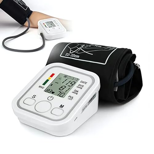 Image of Aika Combo Pack: Digital Blood Pressure Monitor with Voice Guidance & M-Size Knee Cap | Accurate Health Monitoring and Joint Support