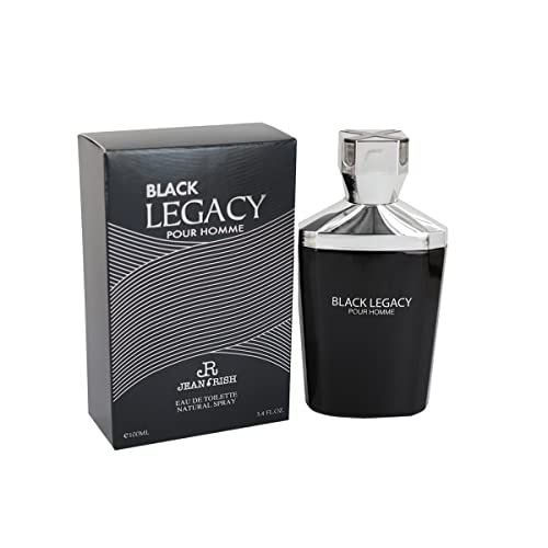 Black Legacy Pour Homme Eau De Toilette Spray By Jean Rish Cologne for Men 3.4 oz Eau De Toilette Spray dream