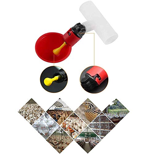 Sqxaldm Automatische Plastic Drinkbeker voor Kippen Drinkbeker voor Gevogelte Waterdrinkbekers Automatische Drinkbak… - Afbeelding 8