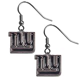 Siskiyou Sports Women's New York Giants Dangle Earrings, Zinc, One Size, Team Color