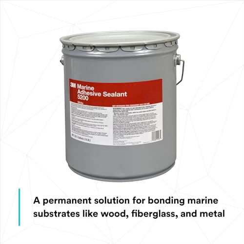 Image of 3M 5200 Polyurethane Adhesive /Sealant (White, 5 Gallon Pail)
