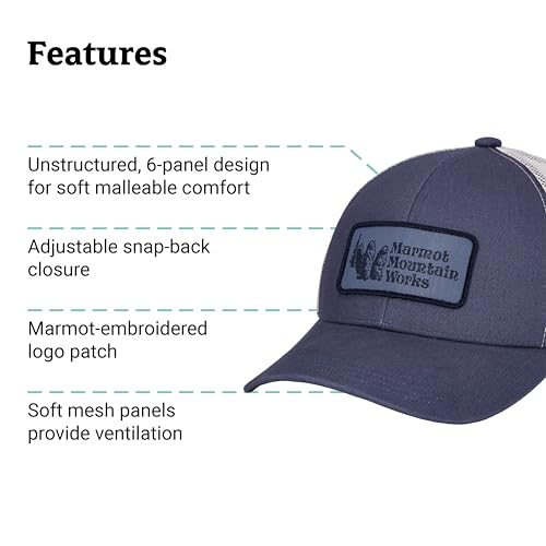 Image of Marmot Unisex-Adult Retro Trucker Hat