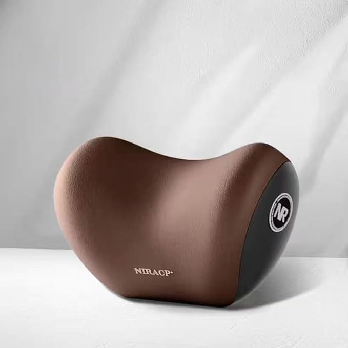 YUGMI SHOP Car Neck Pillow Foam Lumbar Headrest Pillow Comfortable Car Lumbar Pillow Cushion Lumbar Support Pillow Travel Neck Pillow Car Neck Pain Relief Pillow with Adjustable Strap-image-12