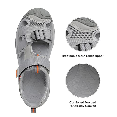Image of DREAM PAIRS Men's Sport Outdoor Hiking Sandals Closed Toe Athletic Adventure Beach Fisherman Water Sandals
