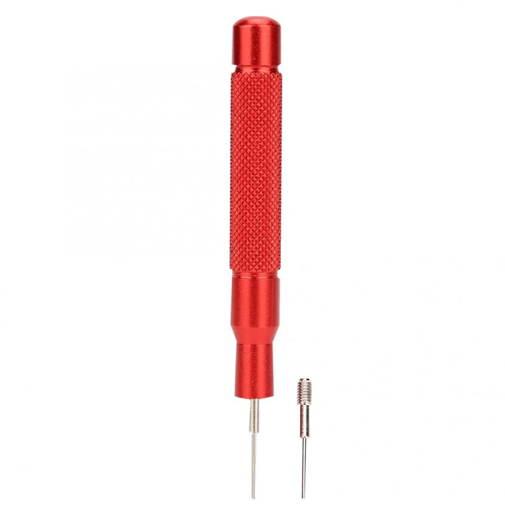 Uhrenarmband-Verbindungsstift-Entferner, Uhrenarmband-Stifttreiber, 0,7/0,8/0,9 mm, Uhrmacherwerkzeug, Ersatzteile (Rosso)