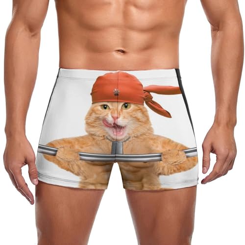 Swim briefs swimming trunks boxer de bain chat pour la piscine