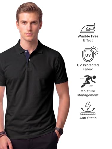 Image of XENOVAURBAN Dry Fit Polo Combo Tshirts for Man | Regular Fit | Quick Dry Mars Fabric Polo T-Shirt with Collar for Men