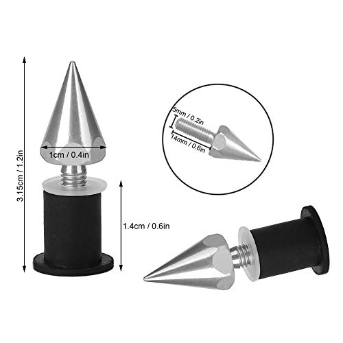 Image of Wind Screen Spike,Windshield M5 Screws Nuts Fit for Motorcycle Modification, Silver, default