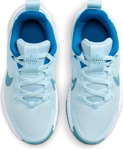 Nike Star Runner 4 Little Kids' Shoes (DX7614-404, Glacier Blue/Astronomy Blue) Size 114