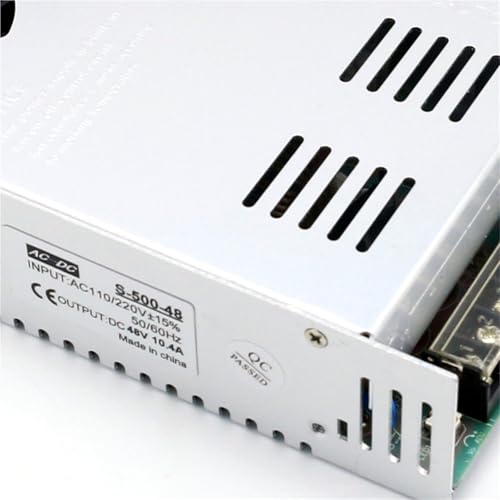 Alimentation à découpage CA/CC 48 V compacte et ventilée modèle S-480-48 - 6