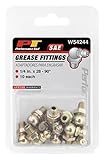 Performance Tool W54244 1/4-Inch x 28-Inch 90 Grease Fitting, (Pack of 10)