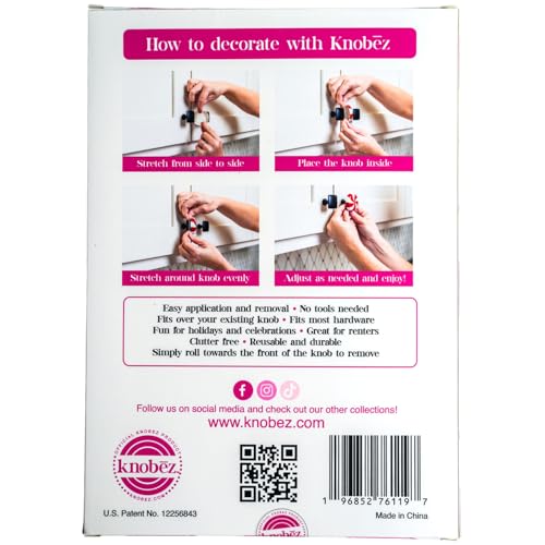 Knobēz: Decorative Knob Covers - Fall Leaf - 12pk - Stretch Over Hardware Decorations, Cozy Seasonal Autumn Colors, Kitchen-Bathroom-Dressers-Home - Image 6