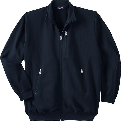 Image of KingSize Men's Big & Tall Full-Zip Fleece Jacket