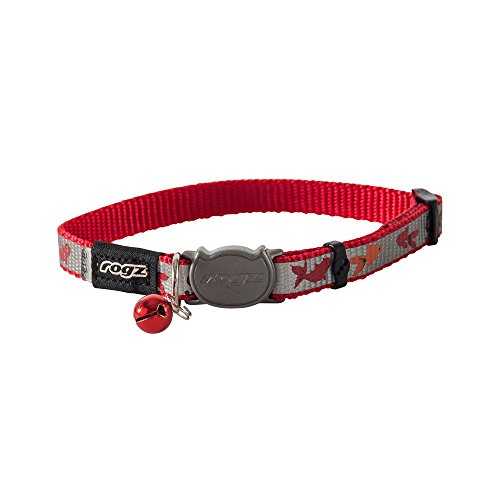 ROGZ CB40-C Halsband Reflecto Cat, S, rot