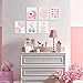 Cute Pink Girl Poster Set of 6, Light Pink Coquette Wall Art Trendy Lucky 8 Ball Wall Decor Paintings Pastel College Apartment Bedroom Living Room Dorm 8x10 inch Unframed