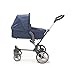 mee-go Inspire carrito con capazo y unidad de asiento, color azul