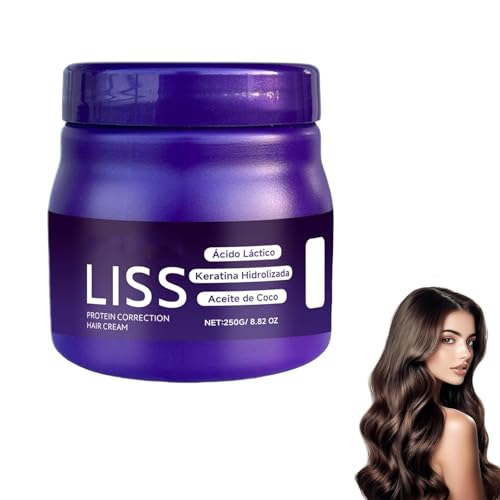 Lumino Liss Alisado, Alisado Para Cabello Sin Formol Lumino Liss, Keratina Para Alisar El Pelo Sin Formol, Sin Enredos, Cabello Liso y Sedoso para Todos los Tipos de Cabello (1PC)