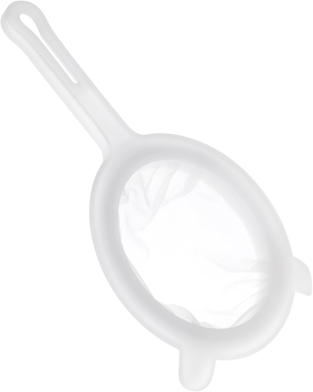 Ultra Fine Nylon Mesh Strainer, 80 Mesh Food Filter Sieve Colander with Plastic Handle for Kitchen Yogurt Juice Milk Honey