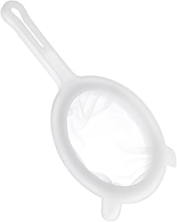 Ultra Fine Nylon Mesh Strainer, 80 Mesh Food Filter Sieve Colander with Plastic Handle for Kitchen Yogurt Juice Milk Honey