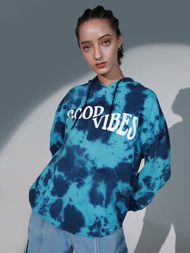 Image of Hubberholme Women Multi Cotton Long Sleeves Regular Hood Sweatshirts HHWSSW23901