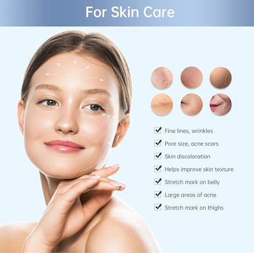 Pen Microneedling Bio-Q2 Professionale Wireless Derma a Carica Automatica – Amazing Skin Pen per Viso e Corpo con 6 Cartucce da 0,25 mm (2 x 9 Pin + 2 x 25 Pin + 2 x 14 Pin)