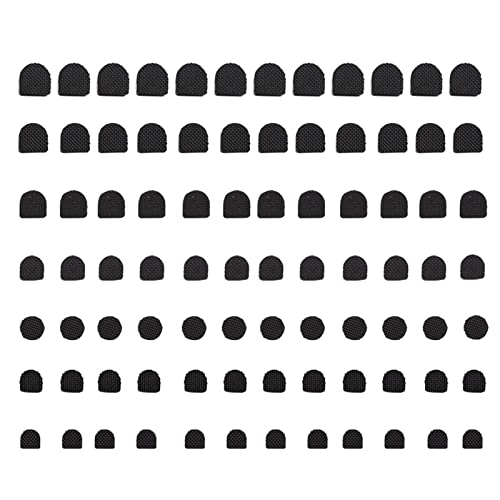 YUMILI Absatz Reparatur Set 84pcs Anti-Rutsch, Verschiedene Größen für High Heels, Fersenspitzen, Fersendübel, Ersatzabsätze, Schuh Bolzen Reparatur