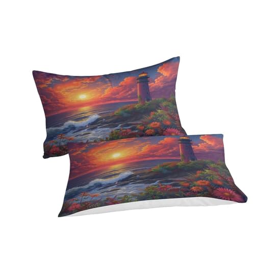 Parure de lit qualité hôtelière housse de couette phare microfibre douce