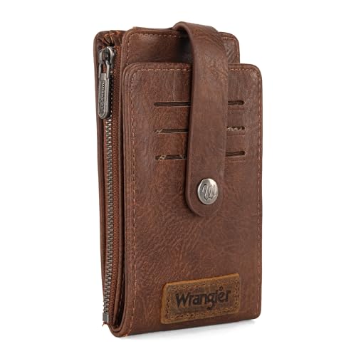 Wrangler Wallet for Women Bifold Wallets Vintage Minimalist Wallet with ID Window3