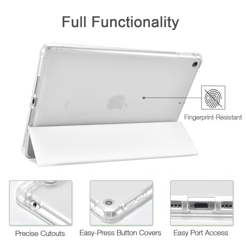 Coque iPad 10e génération 10,9 pouces avec porte-crayon et dos souple - 5