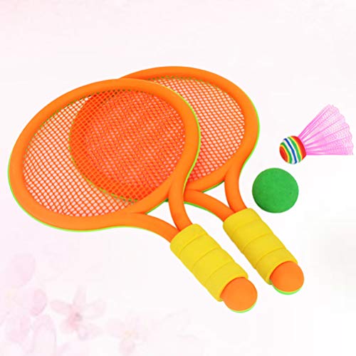 Conjunto de raquete de badminton da Besportble, 1 conjunto divertido e durável, portátil para crianç