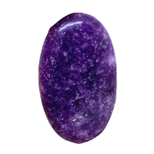 Lépidolite violette naturelle 44x25mm pierre en vrac bague et collier