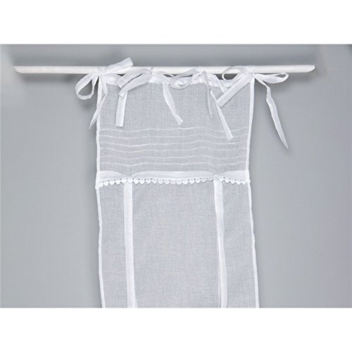 Simla - Rideau Store Voilage Blanc - Monet Blanc - 105 x 160 cm