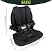 Urgown Golf Cart Child Positoner, 5-Point Design to Secure Children During Golf-Cart Rides, with Adjustable Straps, Black