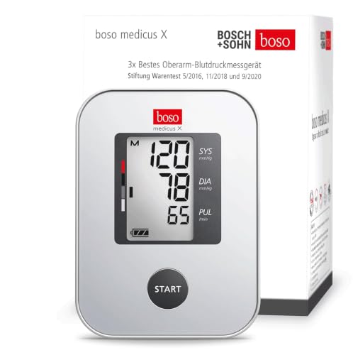 BOSCH + SOHN boso medicus X – Oberarm-Blutdruckmessgerät Stiftung Warentest...