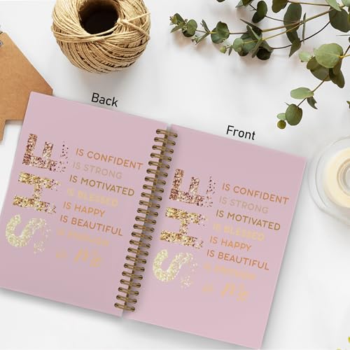 Carnet pour le soin de soi rose doré indispensable à l'école - 3