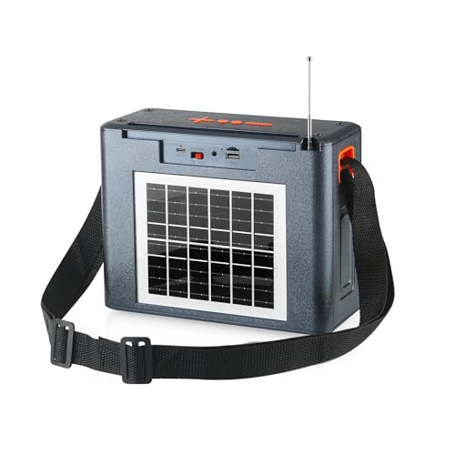 Image of MZ S663 (Portable Bluetooth Speaker) Dynamic Thunder Sound with High Bass & 12W Power with 1500mAh Battery & Solar Panel