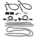 Weatherstrip Kit Door Window Molding Trim Car Outside Door Window Seal Belt Compatible for Camaro Firebird 1970-1981 801002277 WSS00671