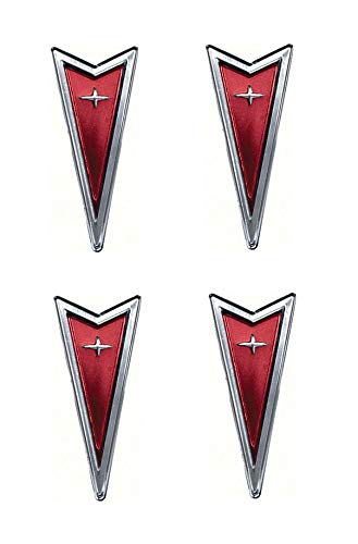 OER 1973-1981 Firebird Rally II Wheel Center Cap Emblem Set Firebird GTO Bonneville Ventura