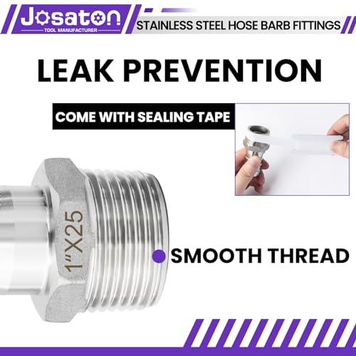 Josaton Stainless Steel Barbed Hose Fittings thumb #3