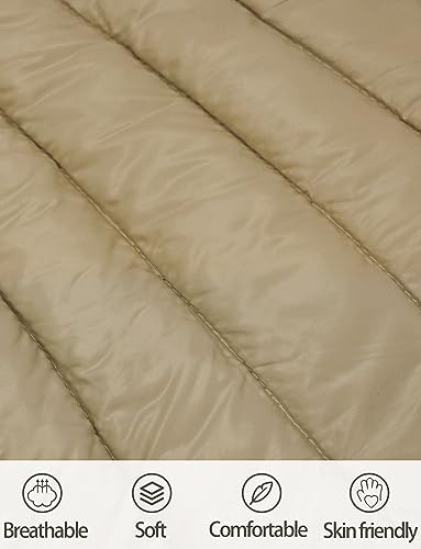 Image of Happy Cherry Kids Lightweight Puffer Jacket Packable Bubble Coat Down Cotton Coats Zip Up Hooded Outwear