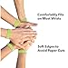 WristCo Custom Printed Wristbands - Select a Color, Quantity & Personalize Any Text to Tyvek Wrist Band ID Bracelets for Events Concert Party Festival Security Admission VIP