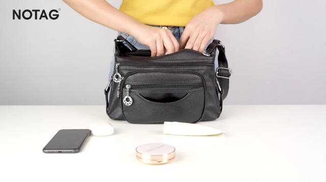 Notag Watch NOTAG Leather Crossbody Bags with Multipockets on Amazon Live