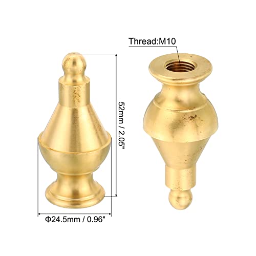 PATIKIL M10 Thread Lamp Finial Cap Knob - Image 2