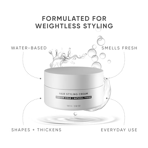 Image of Dasher Sea Salt Spray (100ml) & Hair Styling Cream (100g), Lightweight Cream, Medium Hold Puck, Water-Based, Volumizes & Texturizes Hair, With Bhringraj & Vitamin E