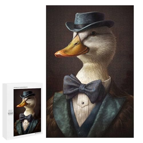 Puzzle 1000 pièces adulte canard rigolo pour soirée jeu en famille