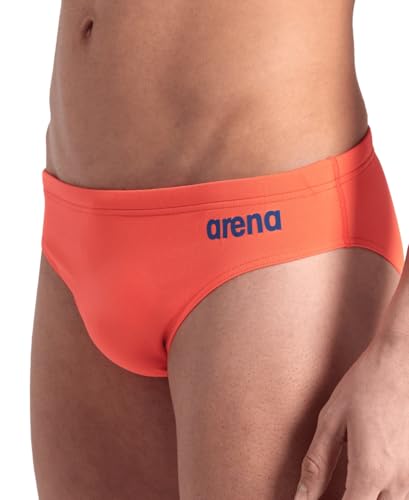 Image of Arena Men's Team Solid Swim Brief MaxLife Athletic Swimwear Professional Swimsuit Bathing Suit
