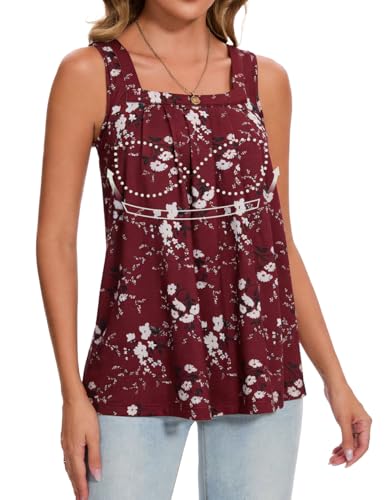Image of Camisoles for Women with Built in Bra Adjustable Strap Tank Tops Cami Sleeveless Summer Tops for Workout Sleeping Traveling
