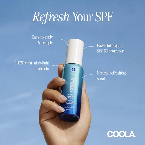 Image of COOLA Organic SPF30 Scalp Spray Hair Mist & SPF50 Face Mist