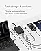 Belkin 4-Port USB C Charger Block, 200W GaN Multi-Port Charger USB-C PD 3.1 Fast Charge + 5ft Power Cord - MacBook, iPhone 17, Air, iPad, Galaxy S25, Google Pixel 10, Nintendo Switch 2 - Black